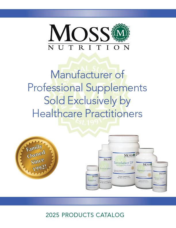 Moss Nutrition Catalog 2025 Cover